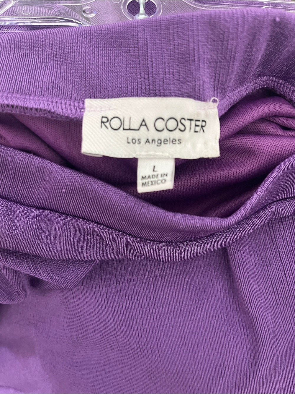 Rolla Coster Women’s Size Large Strapless Purple Midi Dress - Picture 2 of 10